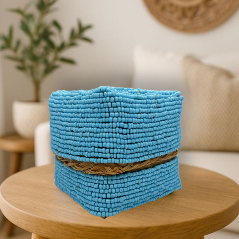 Small Balinese Beaded Storage Box