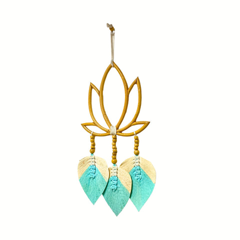 Handmade Lotus Wall Hanging