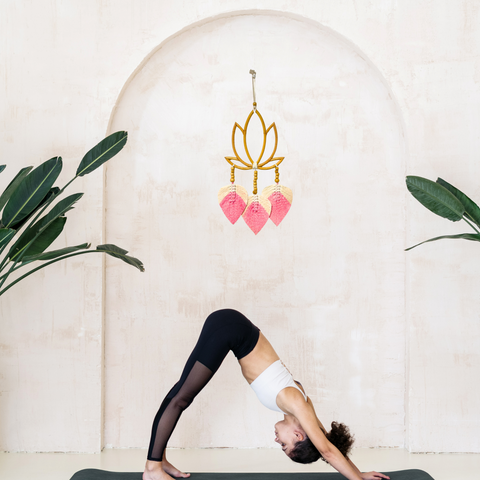 Handmade Lotus Wall Hanging