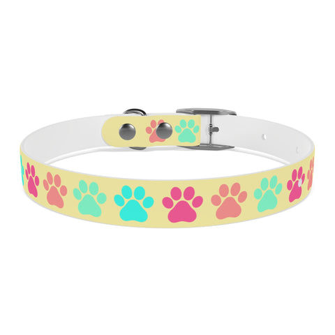 Pineapple Paw Yogi Print Dog Collar – Bright, Durable, and Perfect for Adventurous Dogs