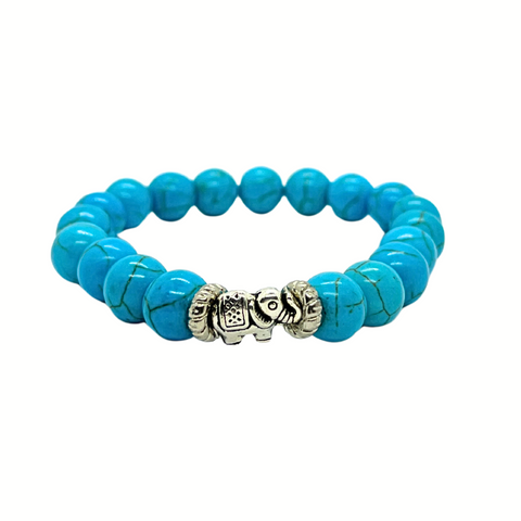 Colorful Stone Bead Bracelets – 4 Styles