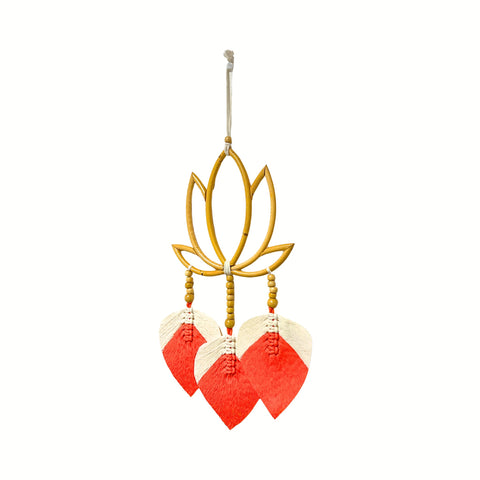 Handmade Lotus Wall Hanging