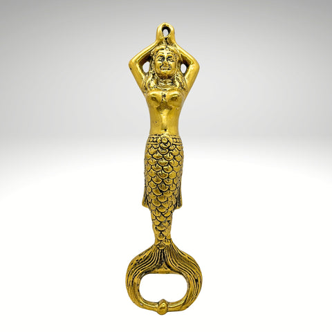 Brass Mermaid Bottle Opener