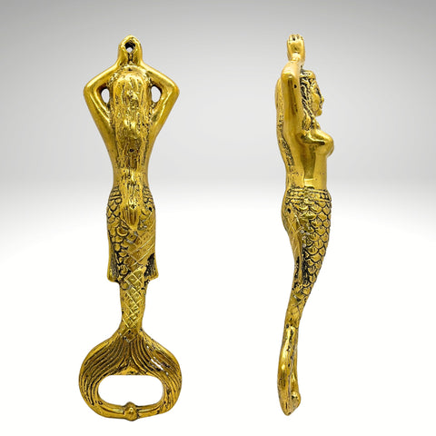 Brass Mermaid Bottle Opener