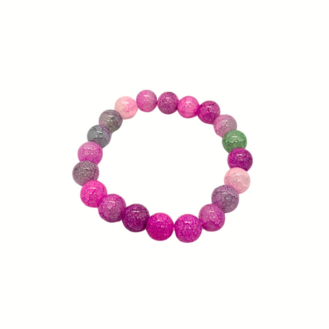 Colorful Stone Bead Bracelets – 4 Styles