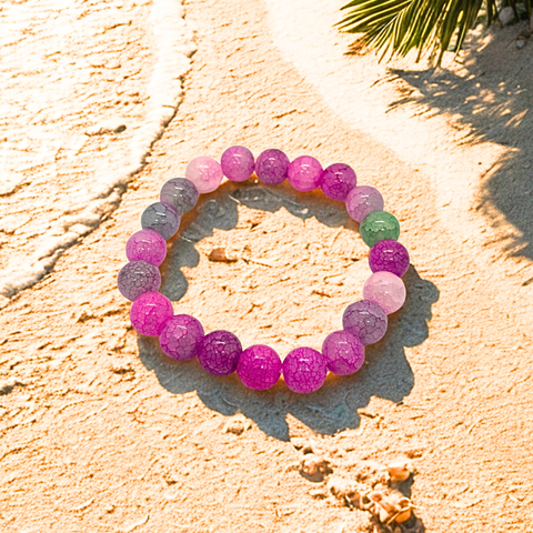 Colorful Stone Bead Bracelets – 4 Styles